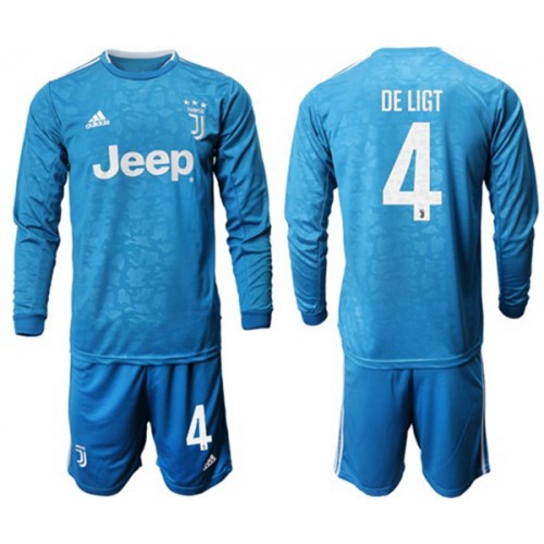 Juventus Dres De Ligt 4 Dječji Treći 2019/20 Dugim Rukavima Juventus Dres De Ligt 4 Dječji Treći 2019/20 Dugim Rukavima